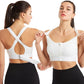 Wireless Support Super Tight Impact Resistant Zipper Sports Bra