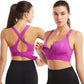 Wireless Support Super Tight Impact Resistant Zipper Sports Bra