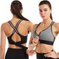 Wireless Support Super Tight Impact Resistant Zipper Sports Bra